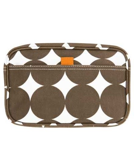 Chocolate Dots Small Travel Case