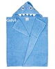 Personalized Yikes Twins Blue Shark Hooded Towel