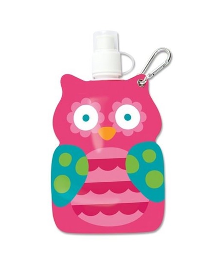Stephen Joseph Pink Owl Squirt Water Pouch