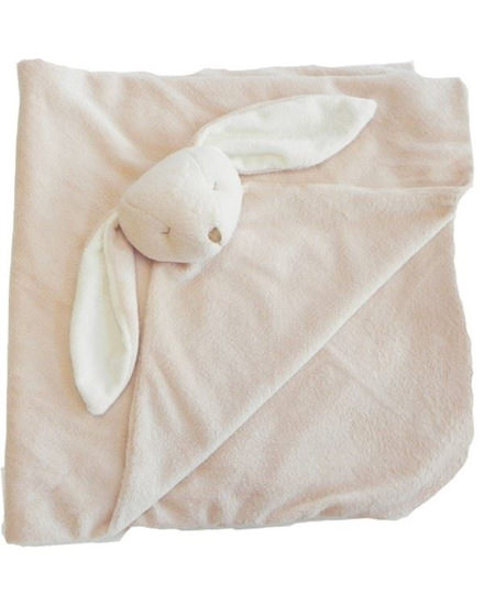 Angel Dear Beige Bunny Napping Blanket