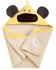 3 Sprouts Yellow Monkey Hooded Towel