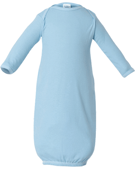 Picture of Pea-ssentials Pale Blue Newborn Gown