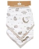 Personalized Mud-Pie Love You and Sheep Bandana Bibs (2-Pack)