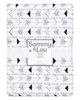Trend Lab Black and White Arrows Blanket
