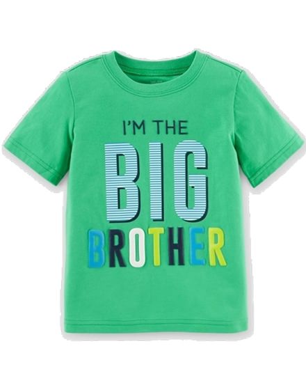 Picture of Pea-essential Green I'm The Big Brother T-shirt 2T