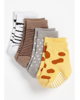 Baby Aspen Safari Animal-Themed Baby Socks (4-Pack)