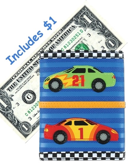 Stephen Joseph Race Car Child's Wallet