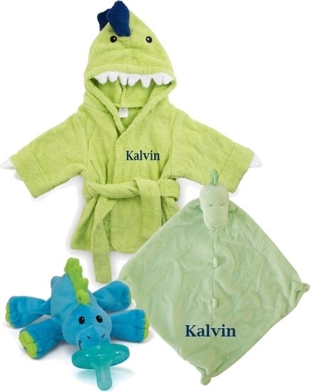Personalized Dinosaur Baby Gift Set