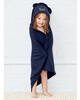 Personalized Navy Spa Hooded Towel