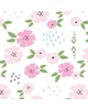 Stephen Joseph Pink Flower Muslin Swaddle Blanket
