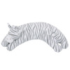 Angel Dear Gray Zebra Pillow