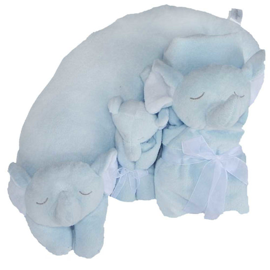 Angel Dear Blue Elephant Gift Bundle