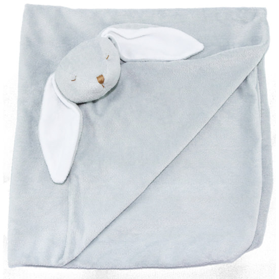 Angel Dear Gray Bunny Napping Blanket