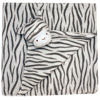 Angel Dear Gray Zebra Napping Blanket