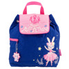Personalized Stephen Joseph Ballet Bunny Quilted Backpack