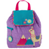 Stephen Joseph Llama Quilted Backpack