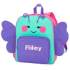 Monogrammed Viv and Lou Butterfly Preschool Backpack