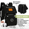 Personalized KeaBabies Explorer Diaper Bag - Black