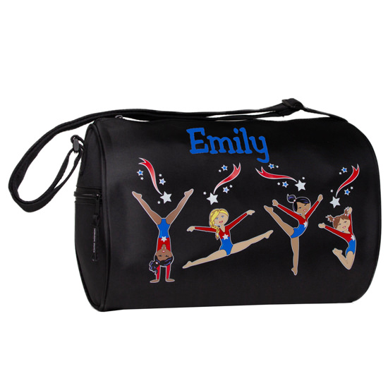 Personalized Horizon Dance Jump Gymnast Duffel Bag