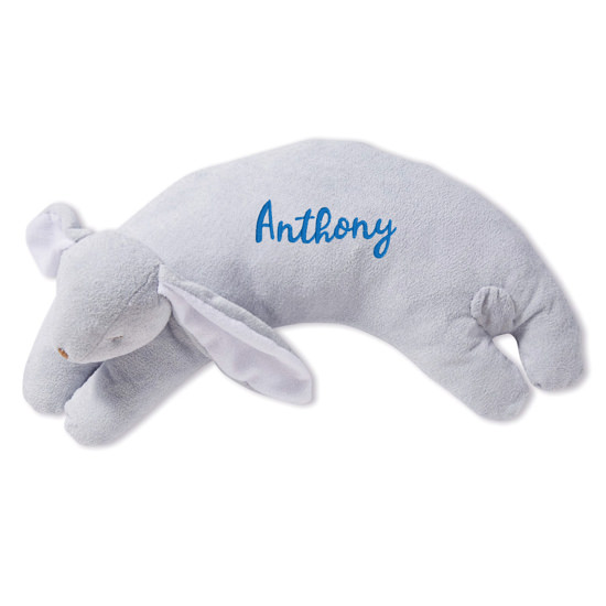 Personalized Angel Dear Gray Bunny Pillow
