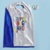 Mud-Pie Big Bro Toddler Cape and Button Set