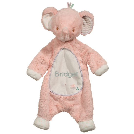Personalized Douglas Pink Elephant Sshlumpie Lovey