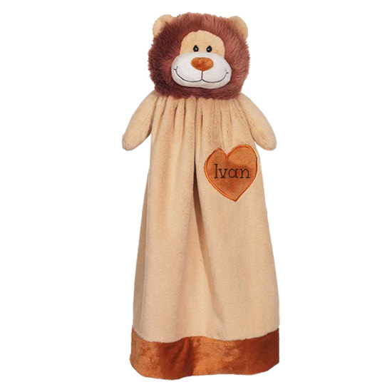 Monogrammed Embroider Buddy Rory Lion Blanky