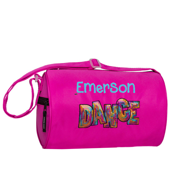 Personalized Horizon Dance Zinnia Sequins Duffle Bag
