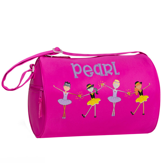 Personalized Horizon Dance My Gals Pink Duffel Bag