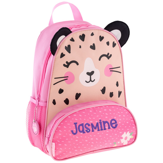 Personalized Stephen Joseph Leopard Sidekick Backpack