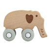 Stephan Baby Silicone & Wood Teether/Toy - Elephant