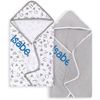 Personalized Burt's Bees A-Bee-C Hooded Baby Towel Set (2-Pack)